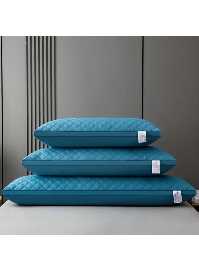 Lake Blue Body Pillow 18 9x47 24 Inch Fluffy Support for Neck and Side Sleepers - Image 1